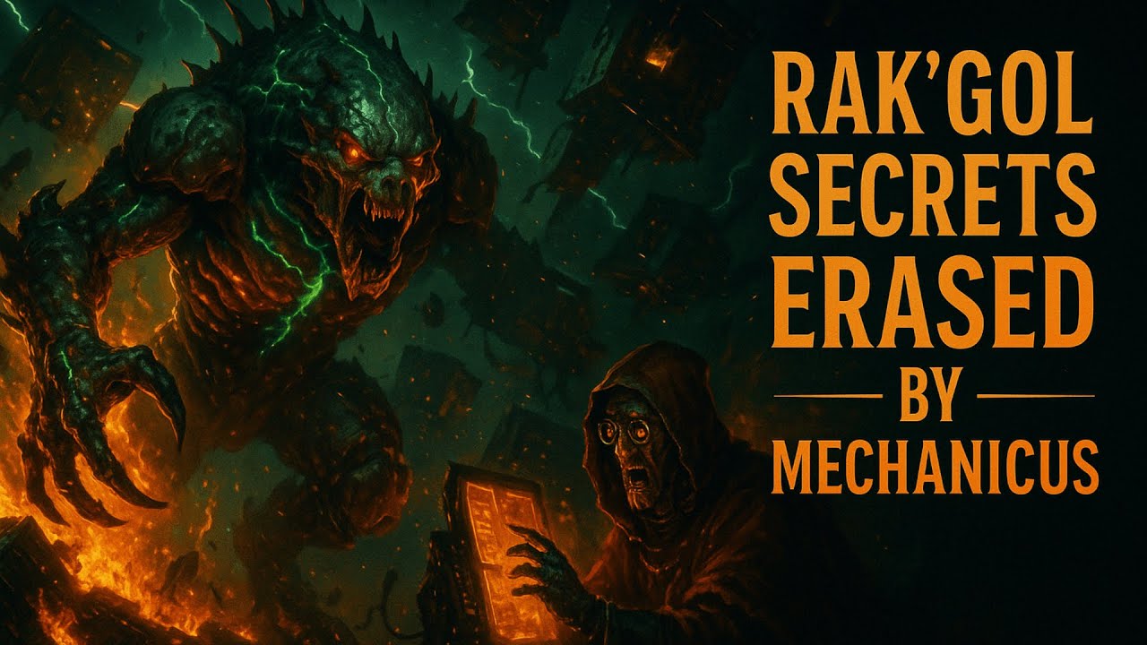 The Rak’gol Enigma: Why Does the Mechanicus Erase All Records of Contact? | Warhammer 40k Full Lore