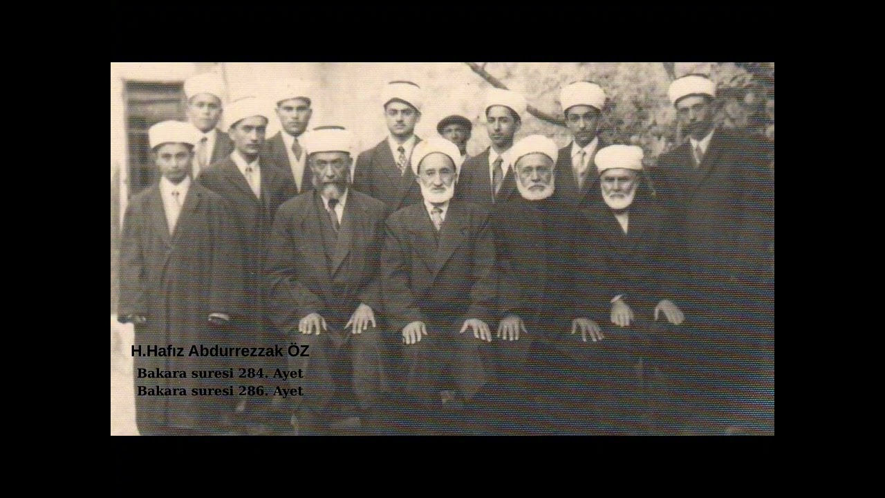 H.Hafız Abdurrezzak Öz~Bakara suresi 284/286 ayet.