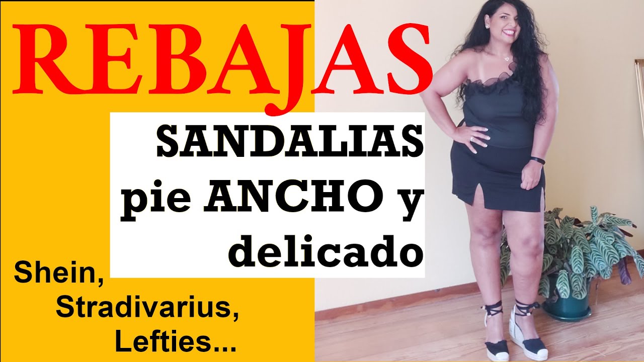 SUPER haul SANDALIAS  pie ancho | Shein | Stradivarius | Lefties