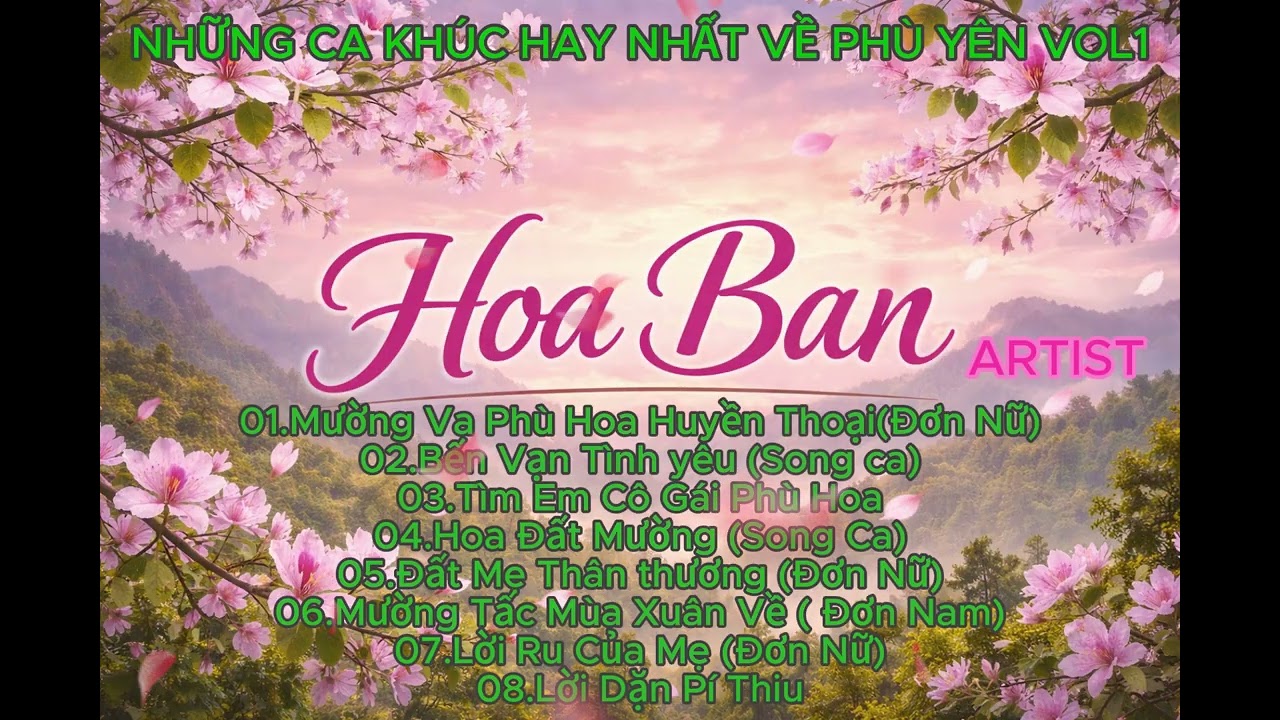 Mường tấc mùa xuân về,Hoa mường tấc,Bến vạn tình yêu,Đất mẹ thân thương,Lời dặn pí thiu.