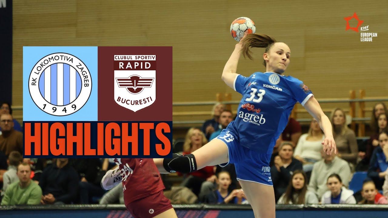 HC Lokomotiva Zagreb 🆚 CS Rapid Bucuresti | HIGHLIGHTS | EHF European League Women 2025/26