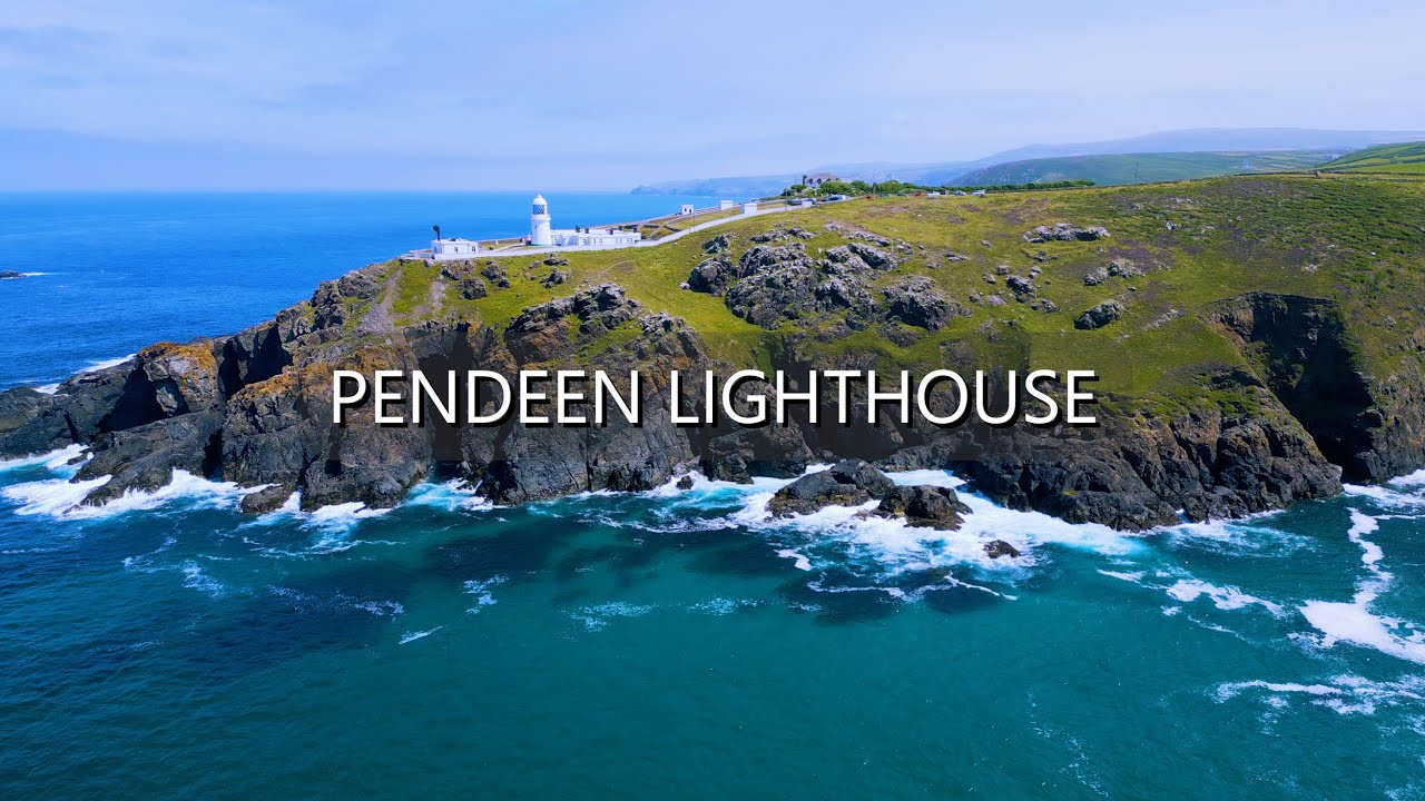 Pendeen Lighthouse, Cornwall, UK, DJI, mini3pro , 4k