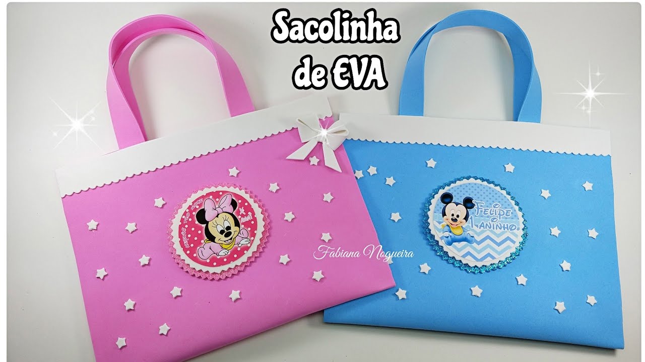Sacolinha Fácil de EVA 💓