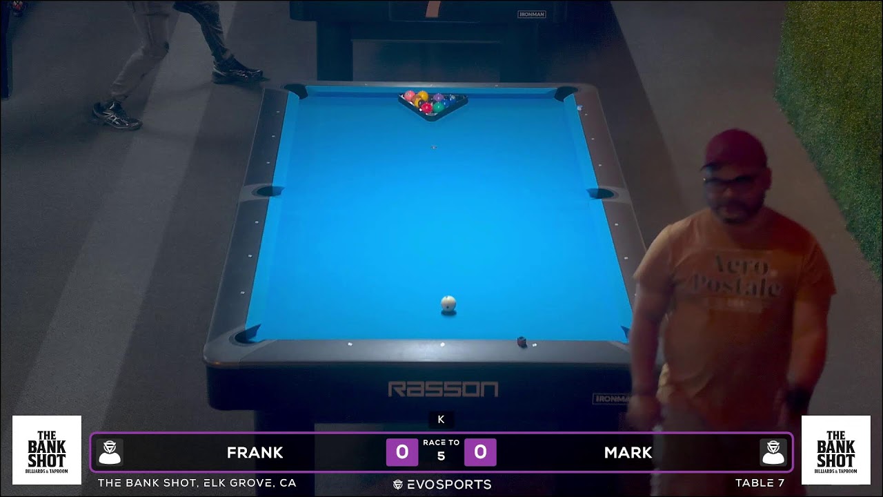 FRANK vs MARK - THE BANK SHOT - TABLE 7 | EvoSports