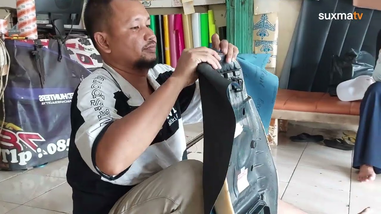 CARA MENGGANTI JOK MOTOR