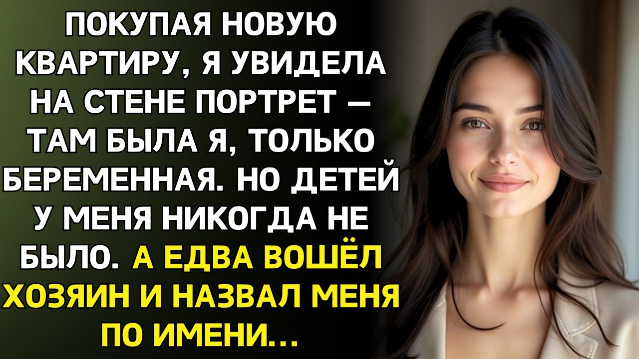Пришла осмотреть квартиру для покупки. На стене увидела свой портрет и обомлела...