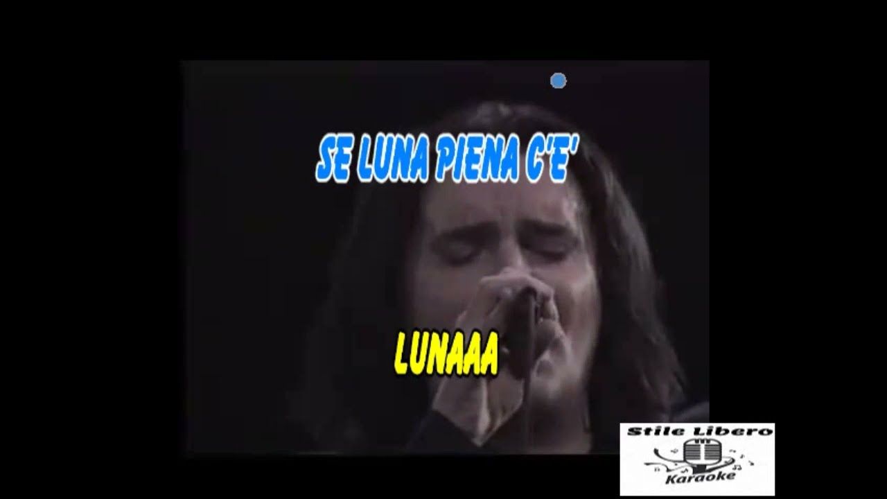 KARAOKE HA TANTI CIELI LA LUNA (Live 2006)   RENATO ZERO (Brano devocalizzato) (Demo)