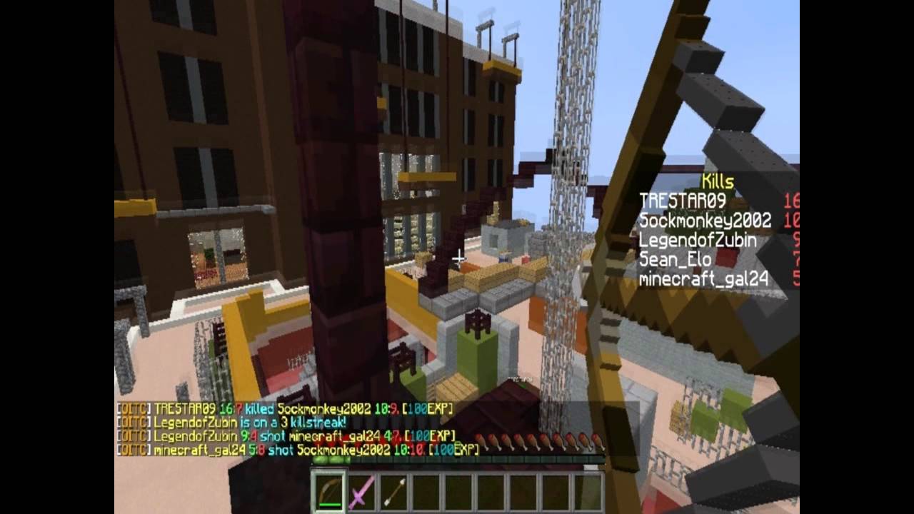 Minecraft Mini Games - One in the Chamber - PRO PLAYERS...YEAH RIGHT!! w/Friends