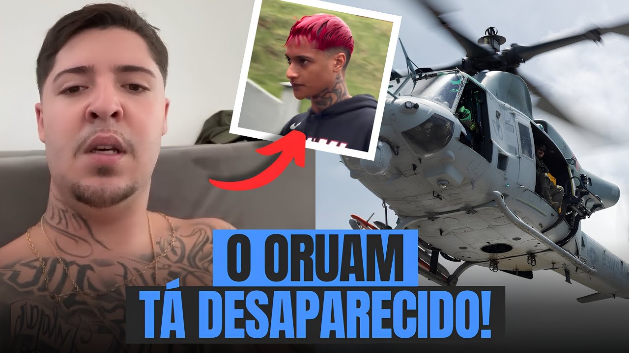 DESAPARECIMENTO DE ORUAM PREOCUPA SALVADOR DA RIMA E MÃE DO CANTOR