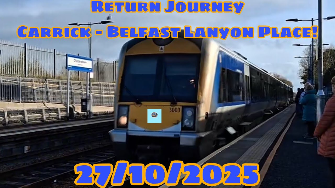 (SMOOTH QUALITY) Return Journey to Belfast Lanyon Place! (27/10/2025)