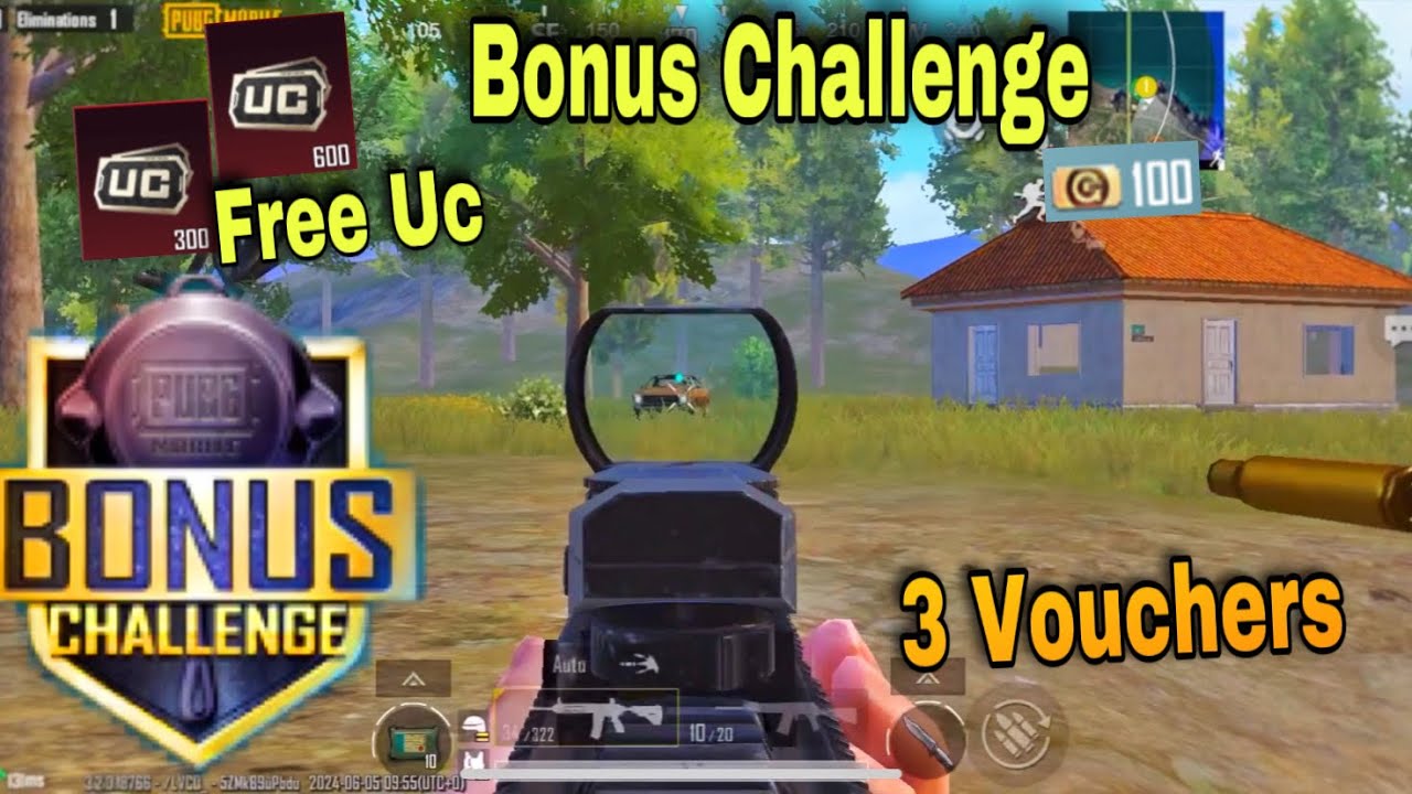 Bonus Challenge 3 Vouchers Gameplay !!😱🤯 | Bonus Challenge | Pubg Mobile