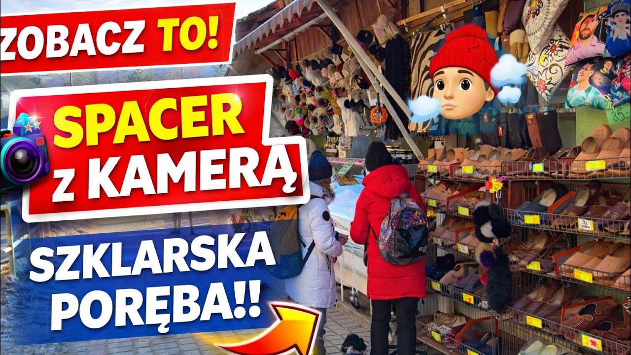 Szklarska Poręba spacer z kamerą ❄️ Zima 2026 | 4K 60fps