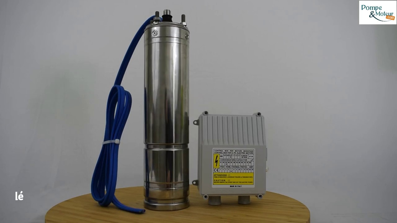 Moteur de pompe pour puit et forage Monophasé