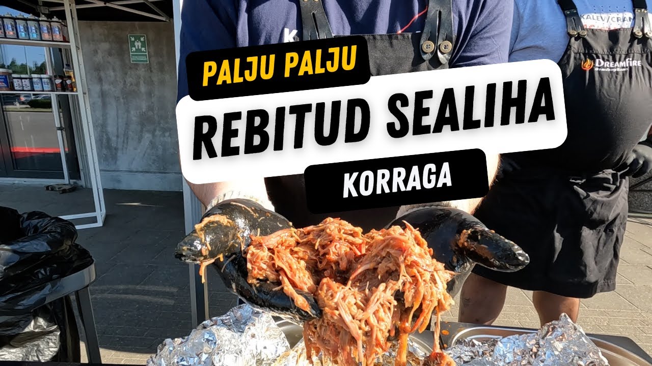 BBQ Ässad #99 Kuidas palju rebitud sealiha teha