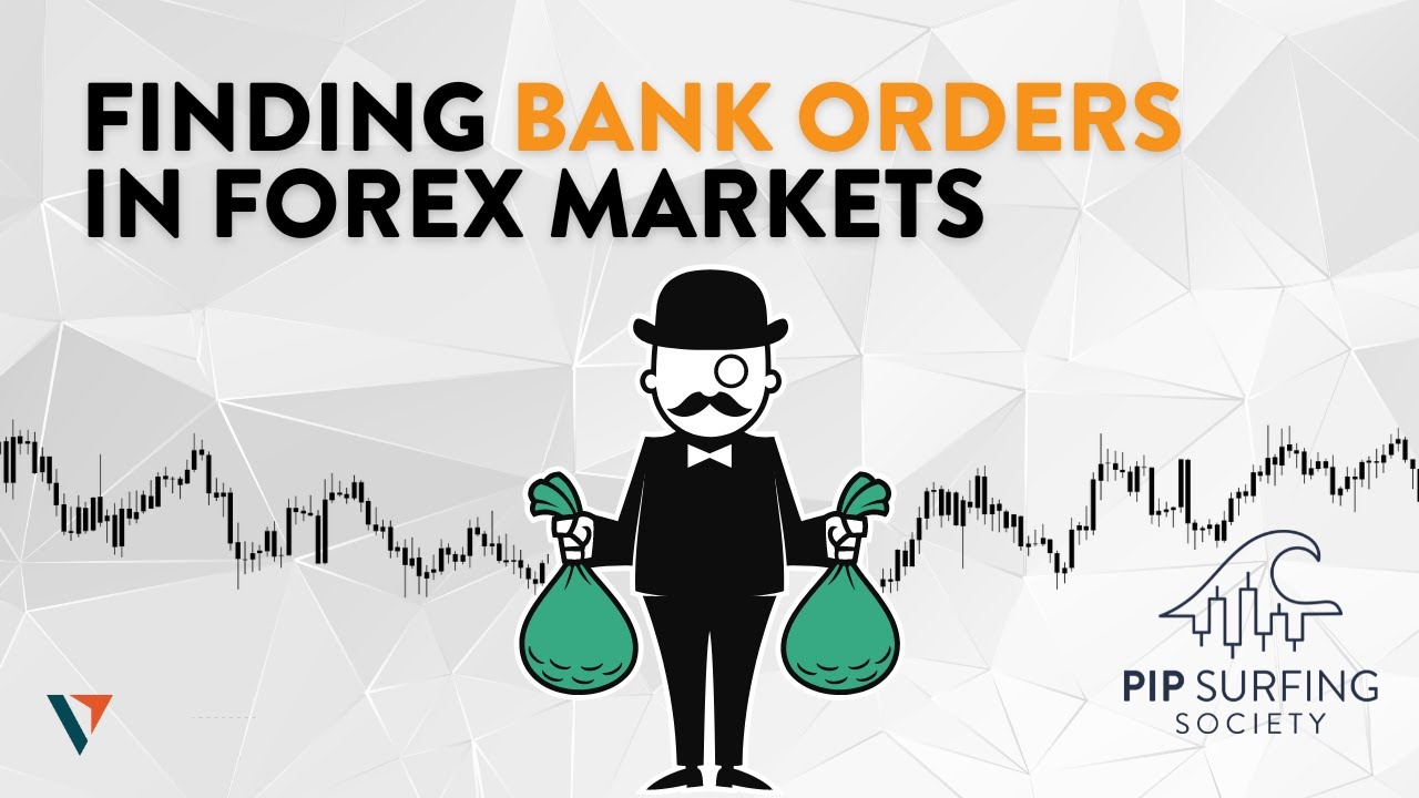 Finding BANK ORDERS in forex markets