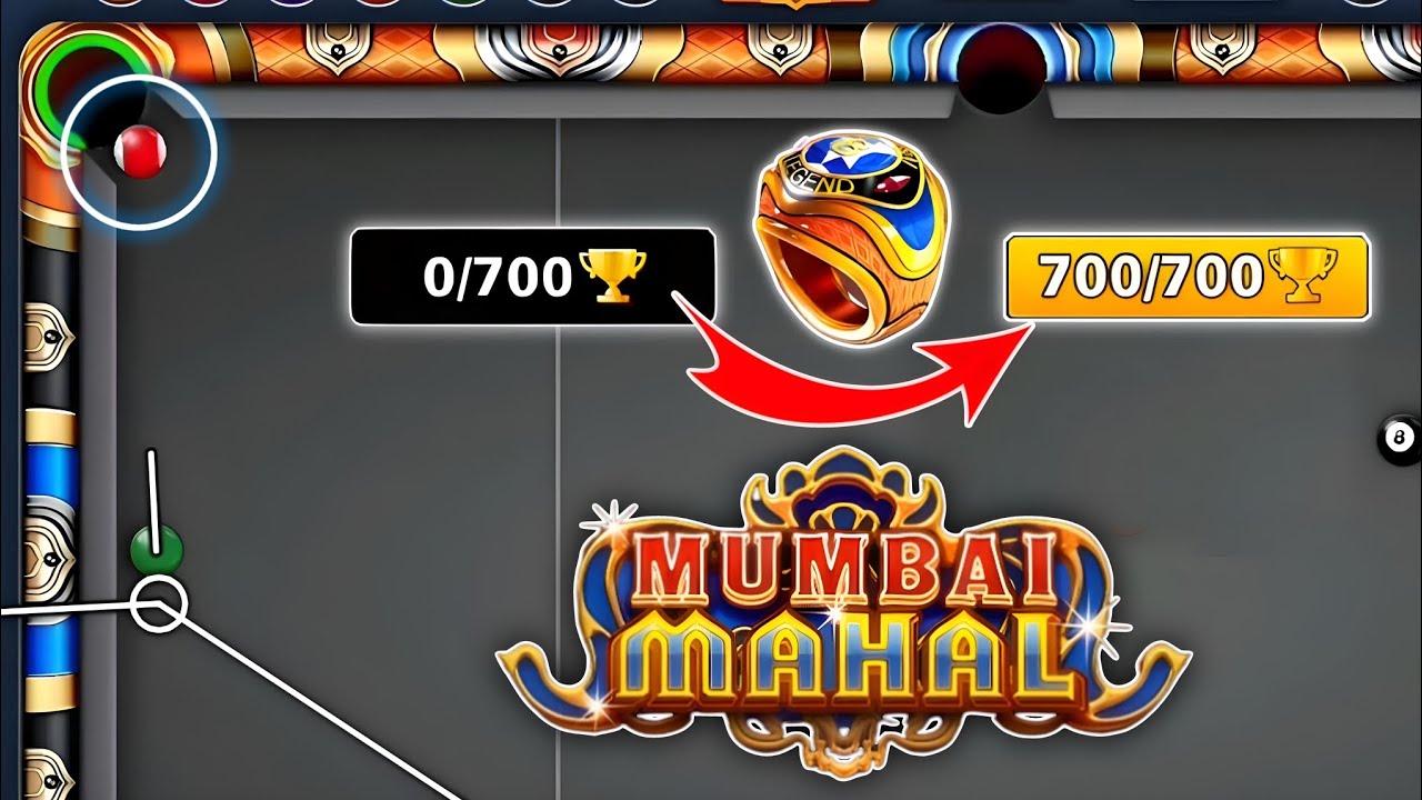 8 ball pool - Mumbai Trophies Maxed 👹|London To Venice All Trophies Part #6 | DANISH 8BP YT