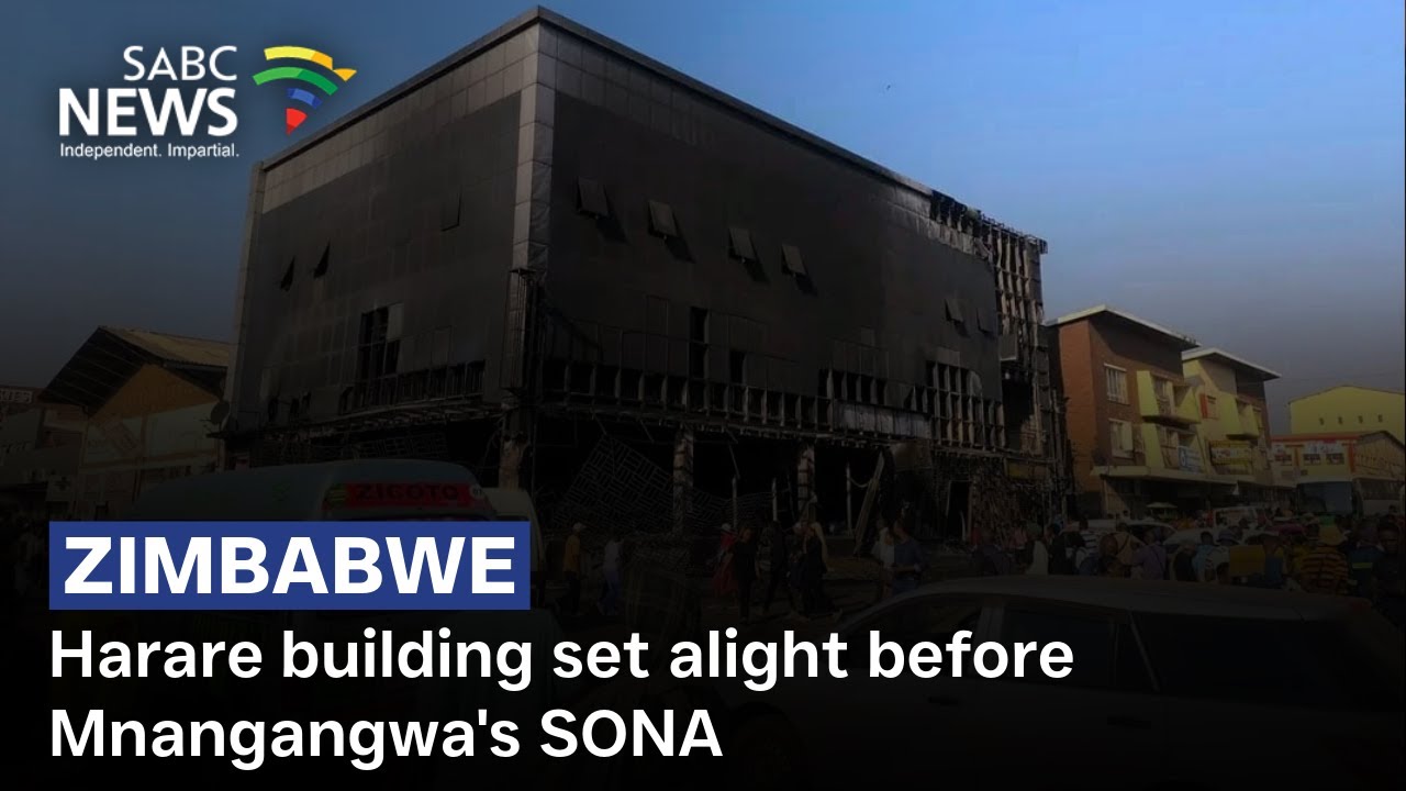 Zimbabwe news | Opposition leaders venue set ablaze ahead of Mnangangwa's SONA speech