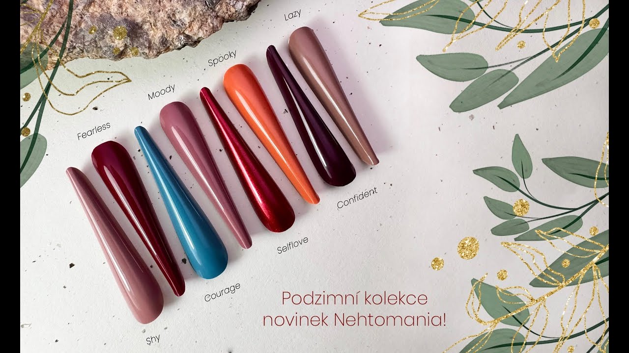 NEHTOMANIA - Podzimní kolekce barev + porovnání s ostatními barvami