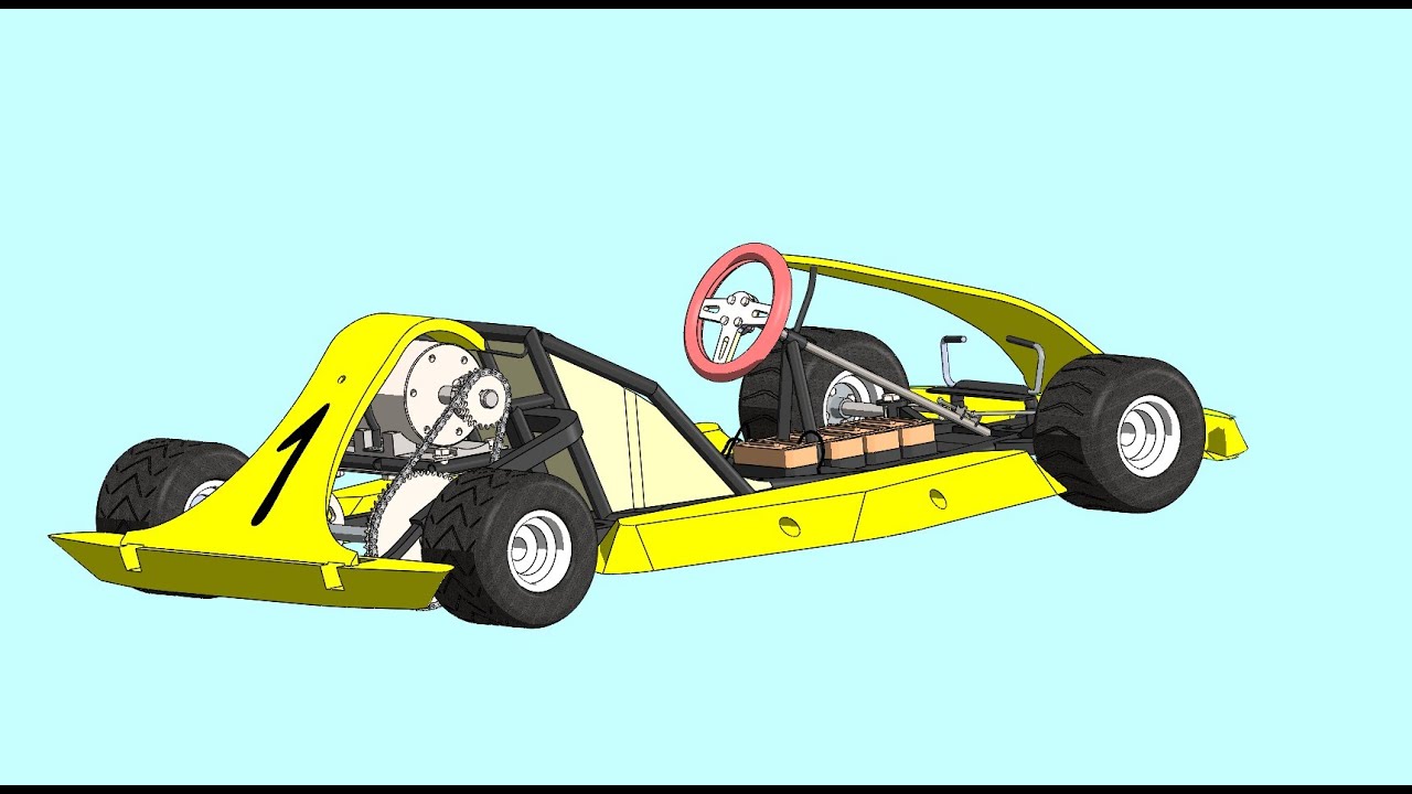 Solidworks  Go Kart E    Carrello Posteriore