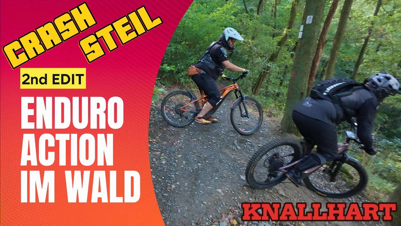 CRASH. STEIL. KNALLHART. – Mein härtester Enduro-Wald-Tag!