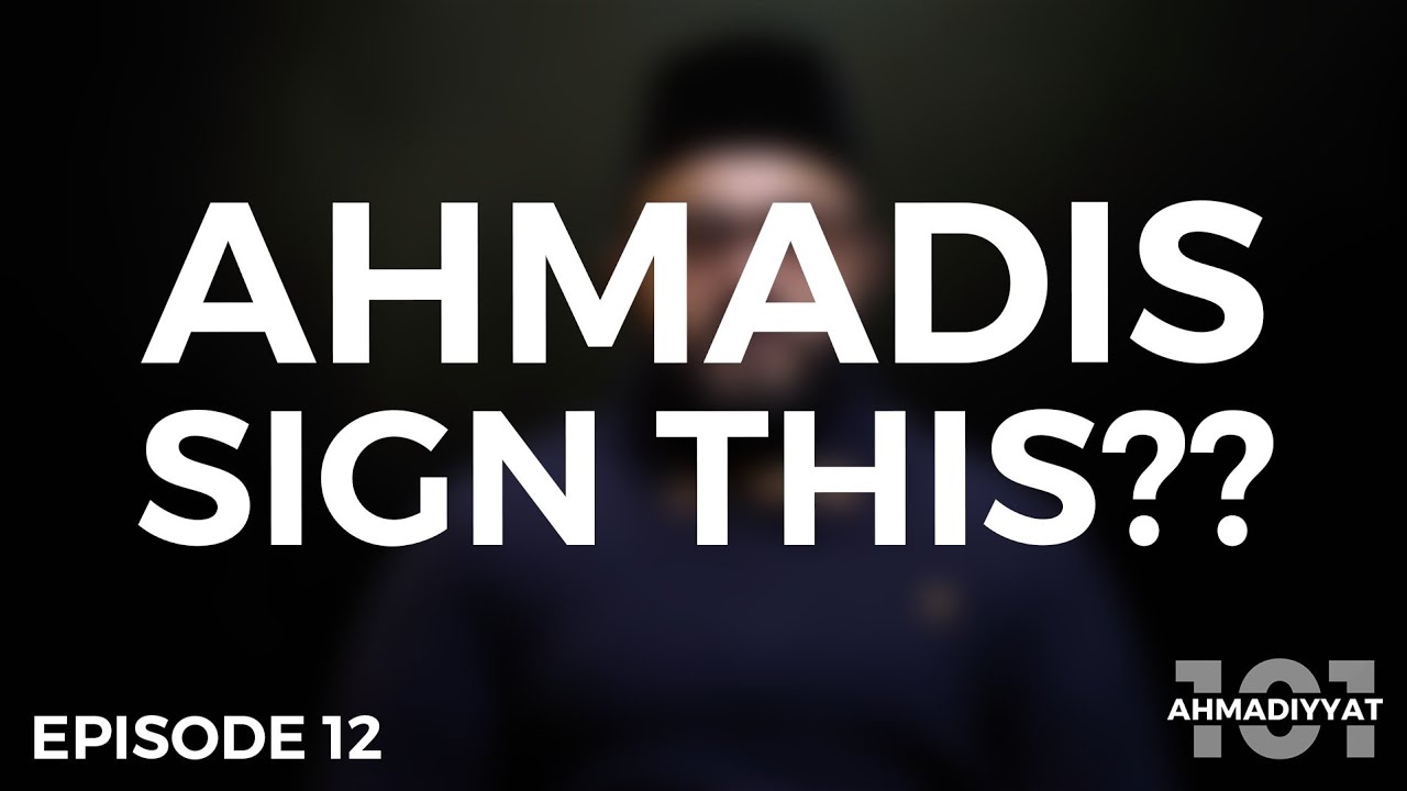 How to become an Ahmadi?