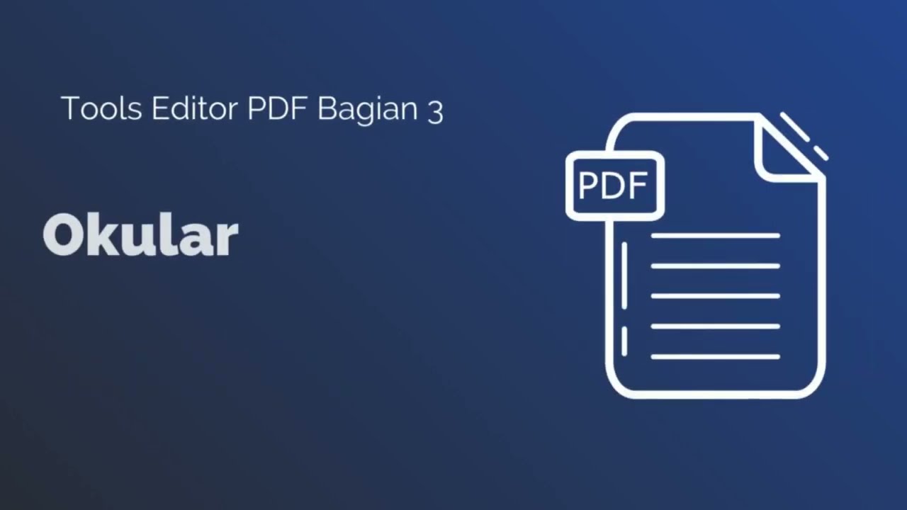Review Editor PDF 3 - Okular