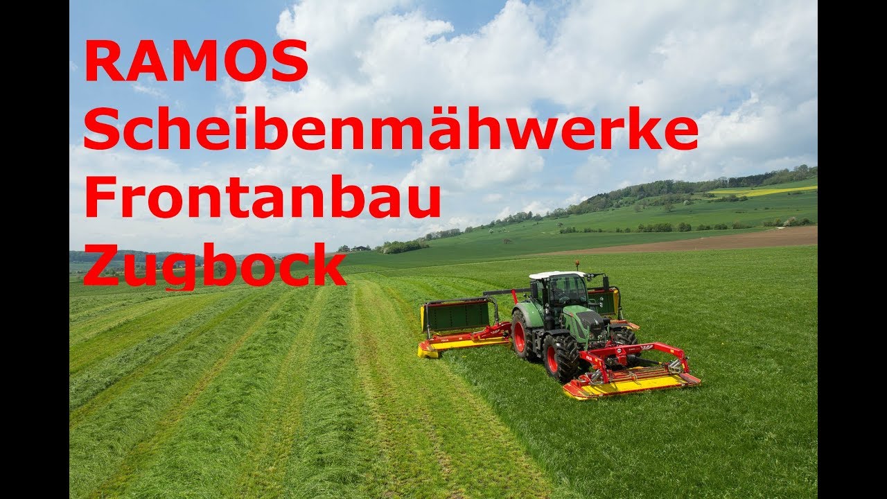 RAMOS Scheibenmähwerke Frontanbau Zugbock
