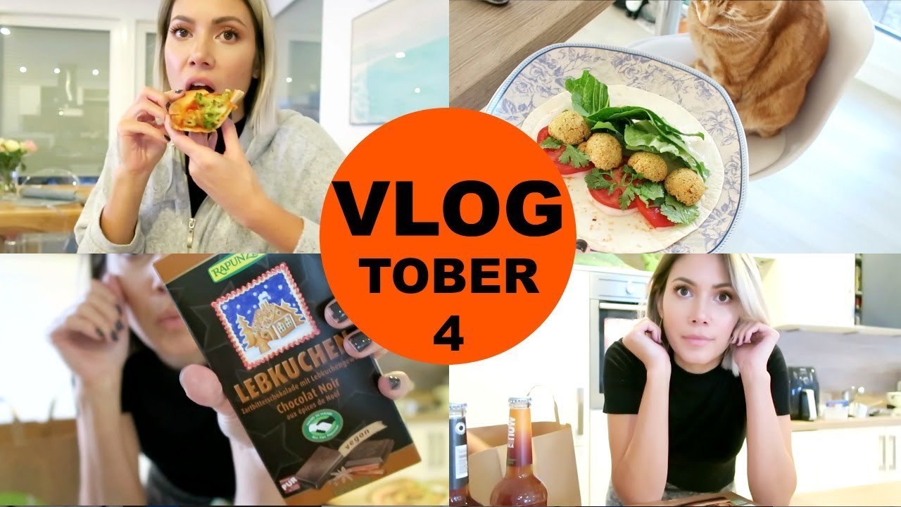 Eigentlich nur Essen...Vegan Fast Food, einkaufen & Food Haul &  - Vlogtober 4 | funnypilgrim