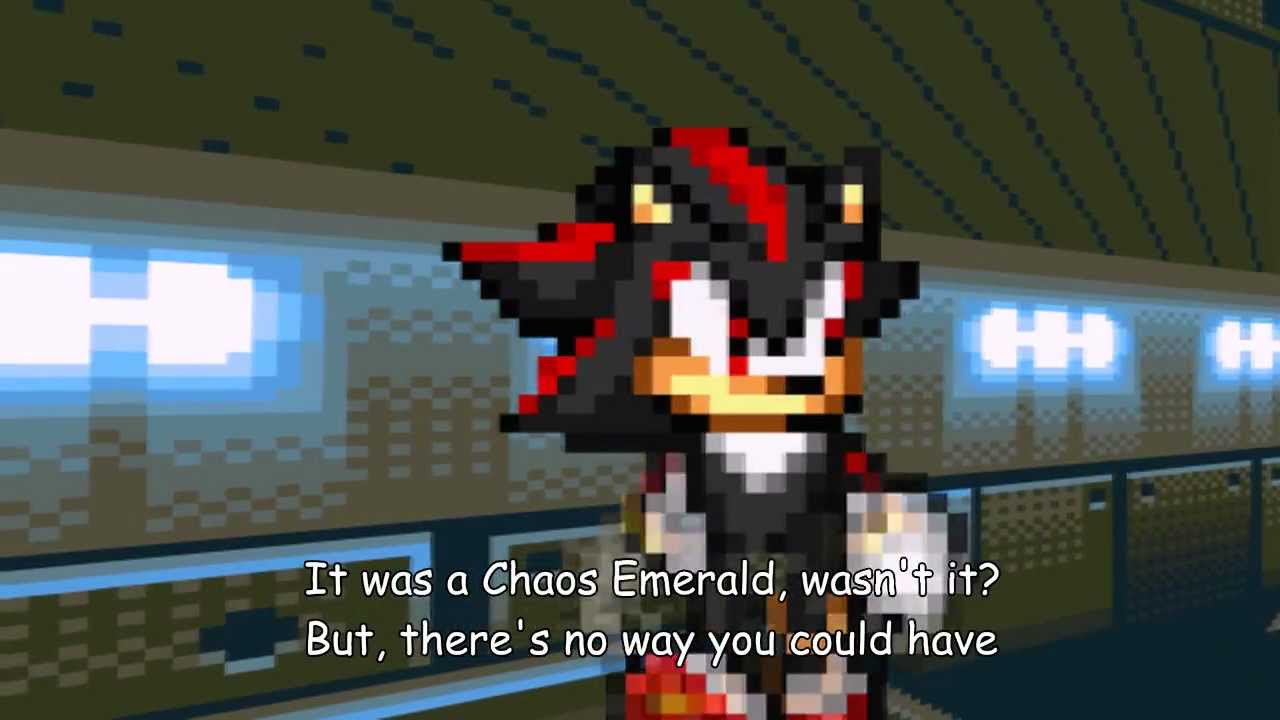 Sonic Adventure 2: ARK Showdown //Sonic vs Shadow\\ [Sprite Animation]