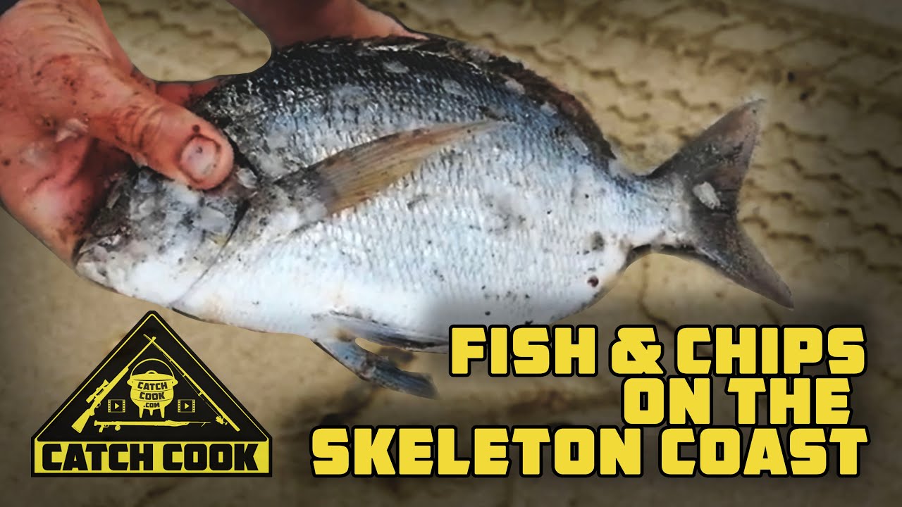 Catching sea bream on the legendary Skeleton Coast - Catch Cook, Namibia