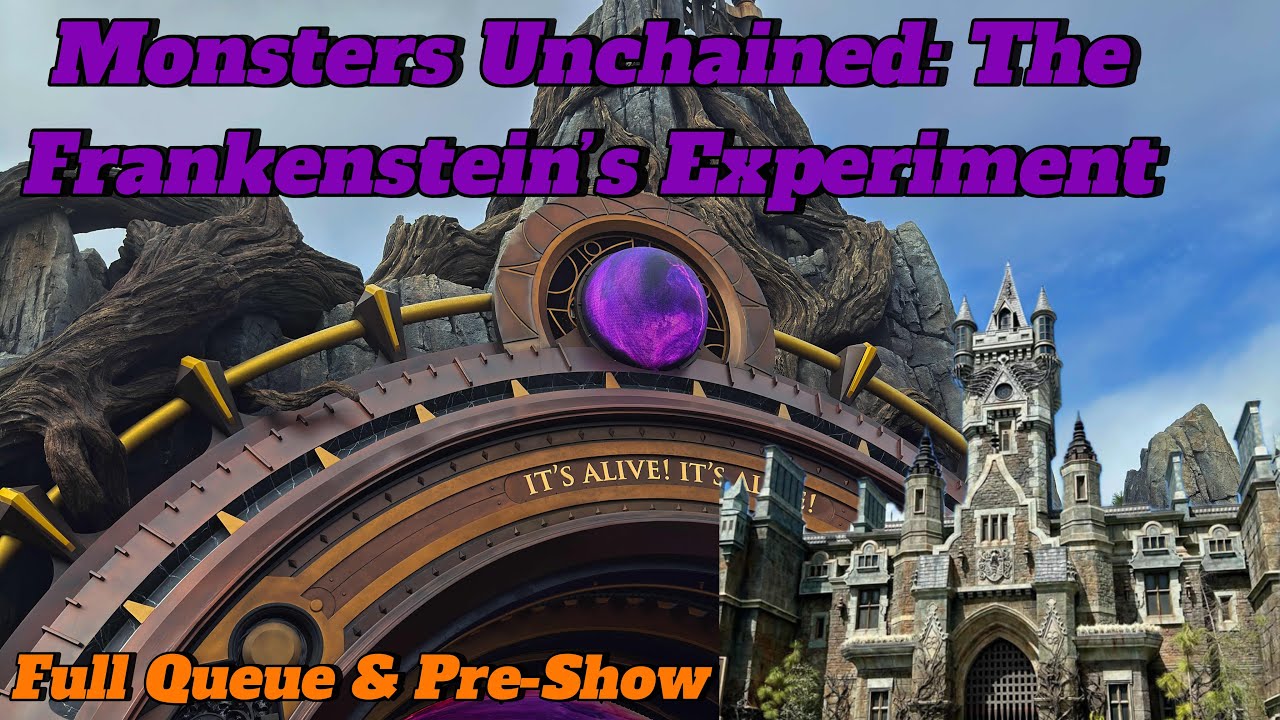 Monsters Unchained: The Frankenstein’s Experiment full queue & Pre-Show