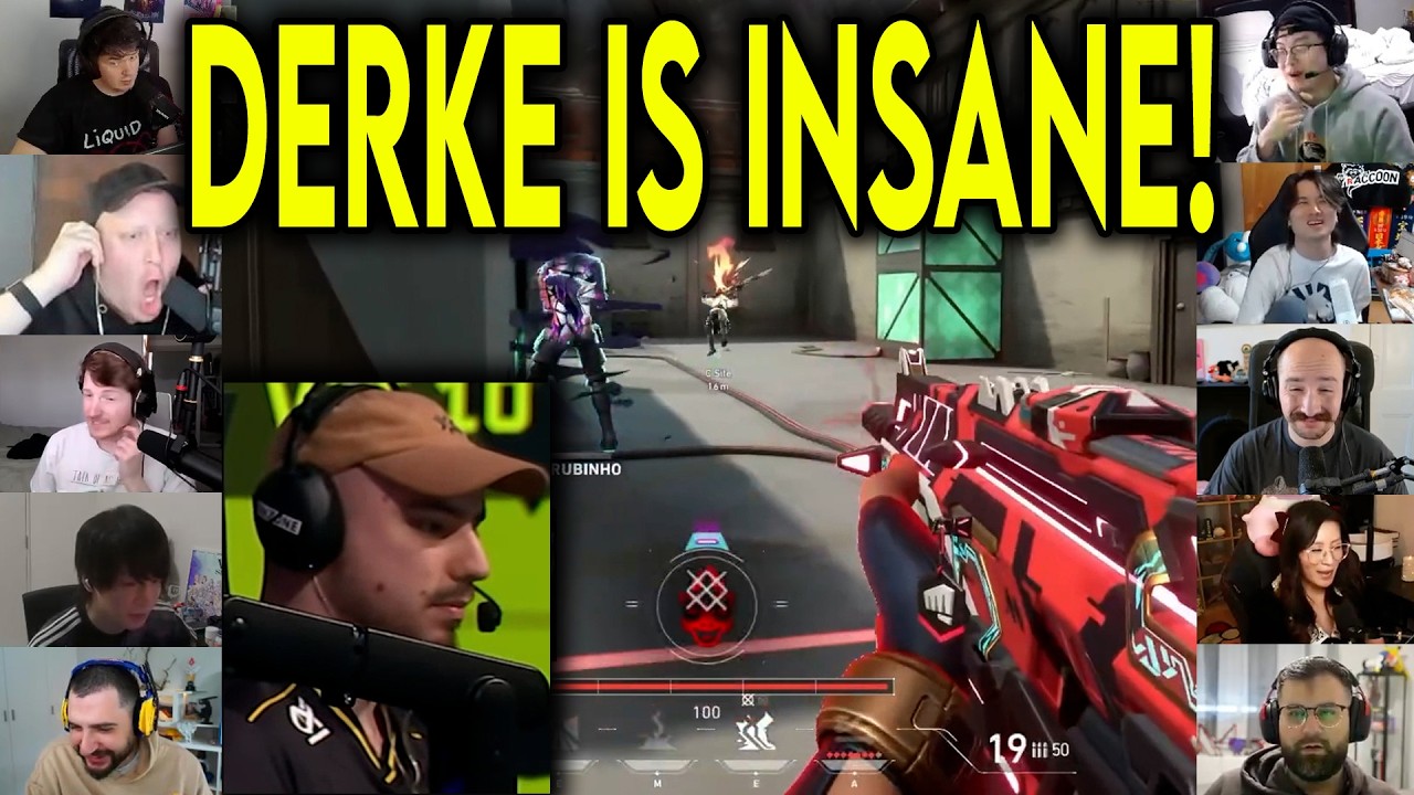 Valorant Streamers React To VIT Derke Insane 4k Against GIANTX In VCT