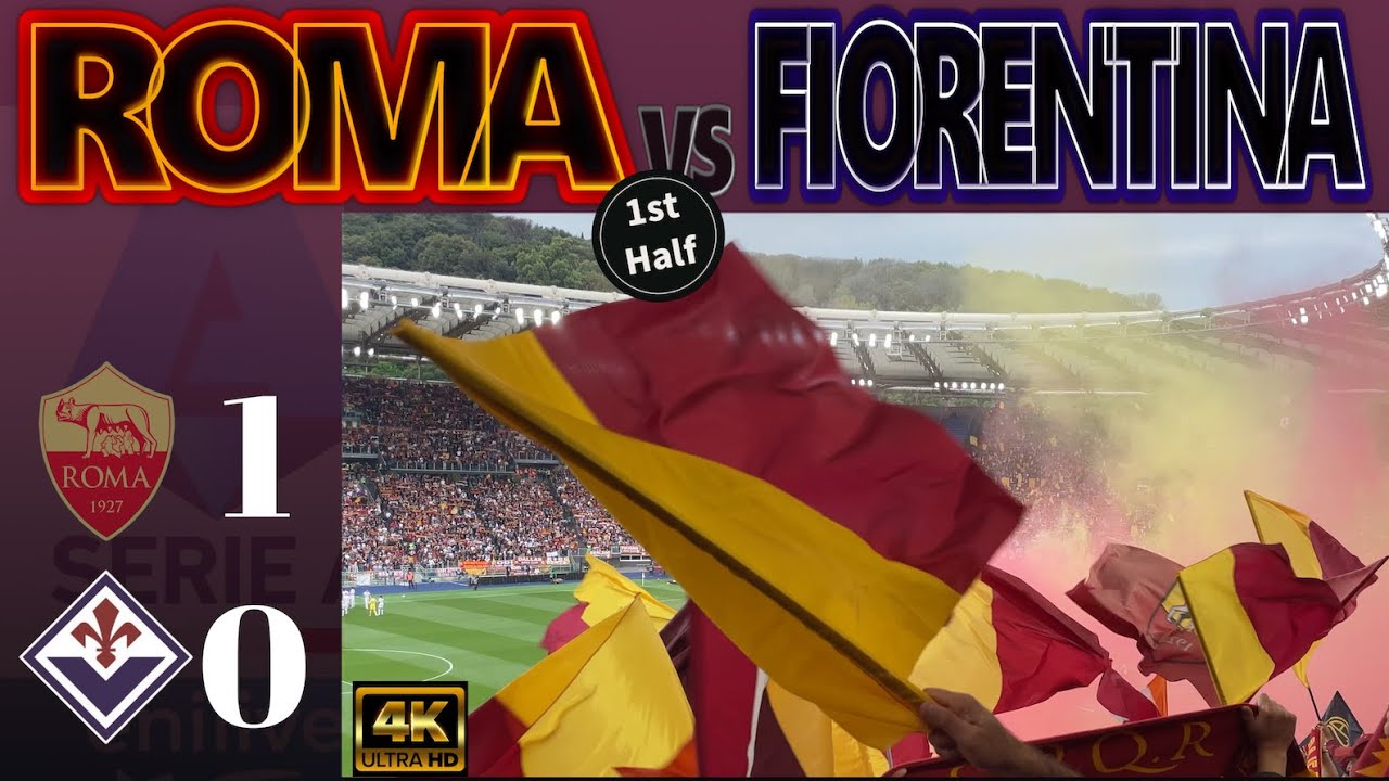 [4K] ROMA 1-0 FIORENTINA [1st.HALF]｜SERIE-A 2024-25 MATCHDAY 35｜04/05/2025 STADIO OLIMPICO