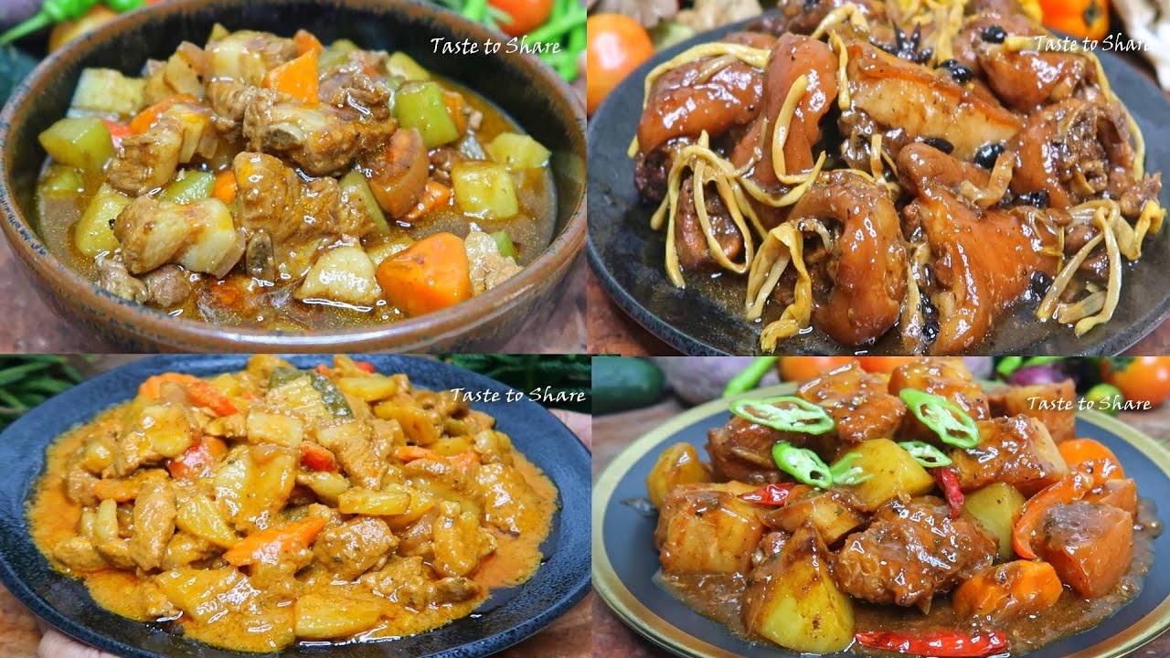 4 ways Filipino Food Recipes for Special Occasions 💯✅  Easy pork recipe❗