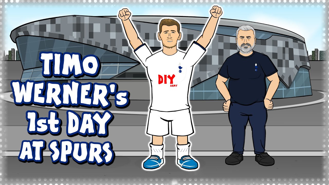 ПЕРВЫЙ ДЕНЬ ТИМО ВЕРНЕРА В «ШПОРС» (пародия на трансфер «Тоттенхэма»)