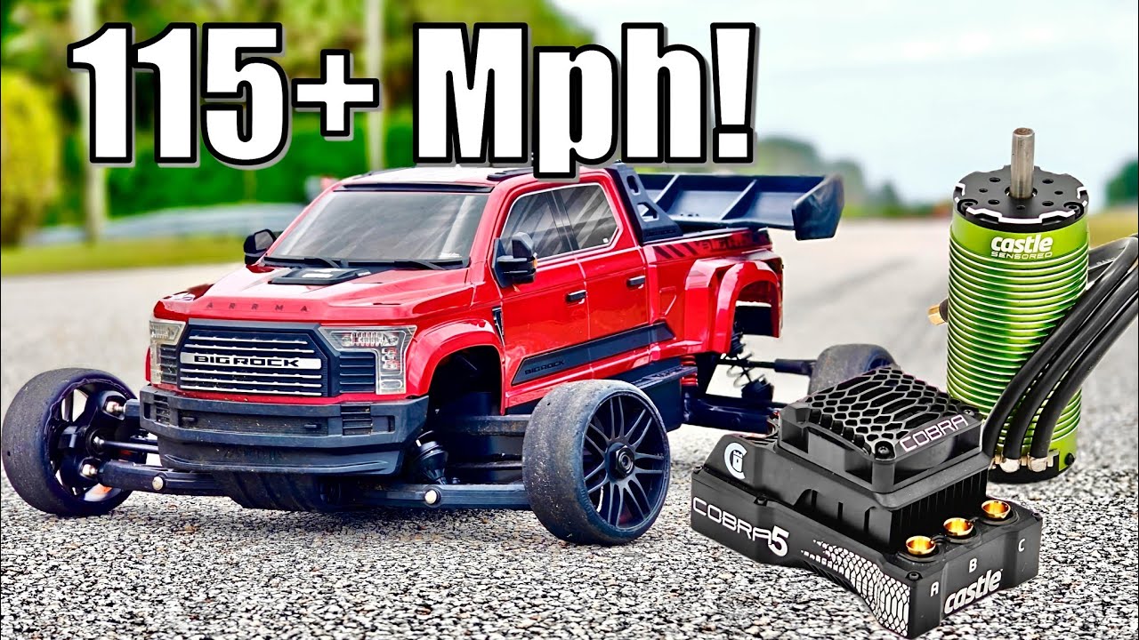 FASTEST Big Rock 6s 115 Mph! Castle Cobra 5!