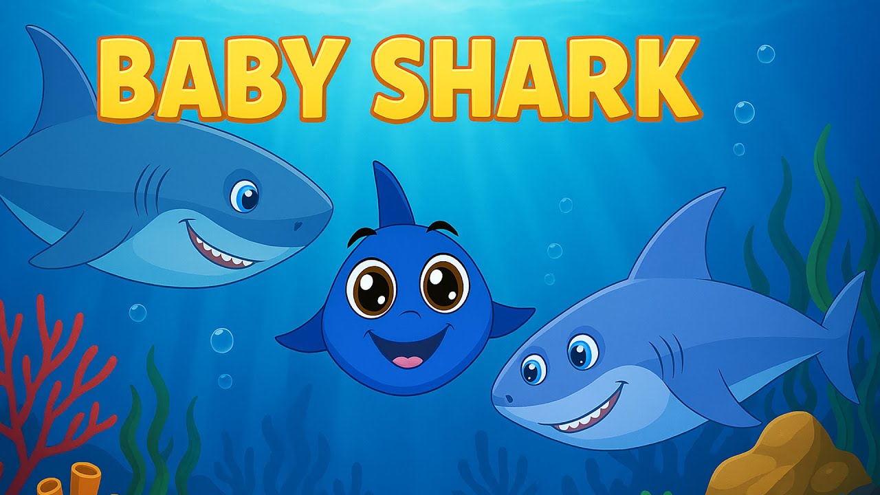 Baby Shark Dance | Animated Nursery Rhyme for Kids | Sing and Dance Along