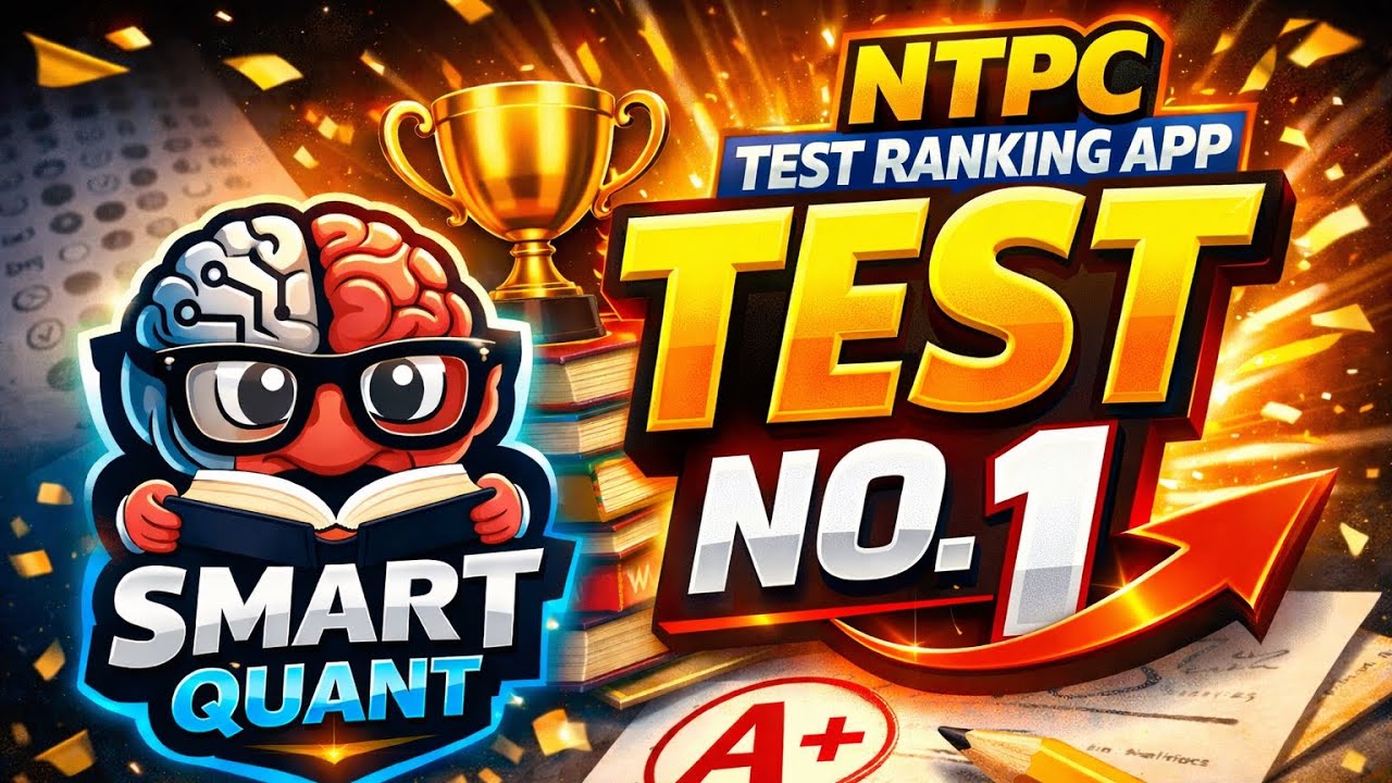 NTPC Test Ranking App | TEST No.1 🔥 Smart Quant Special