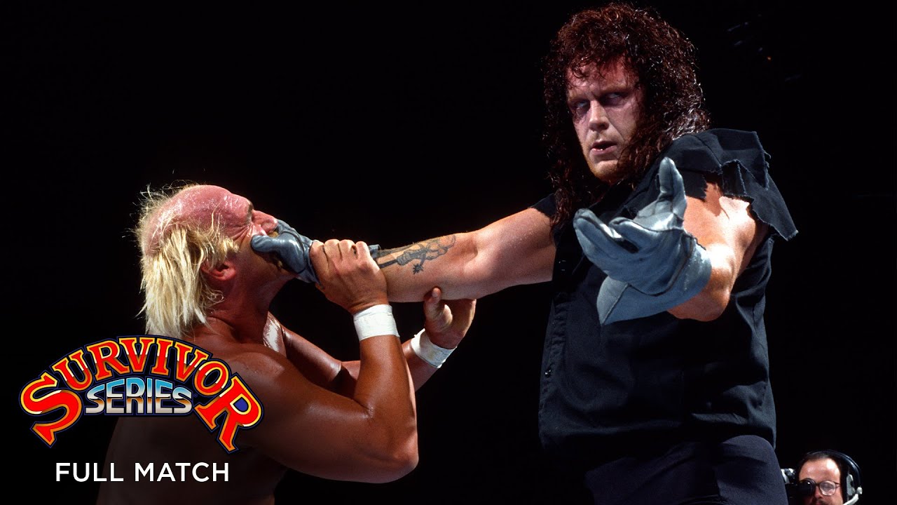 ПОЛНЫЙ МАТЧ — Халк Хоган против Гробовщика — матч за титул чемпиона WWE: WWE Survivor Series 1991