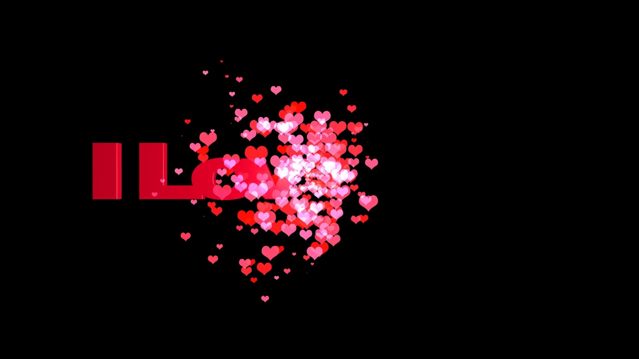 I Love You Background Video
