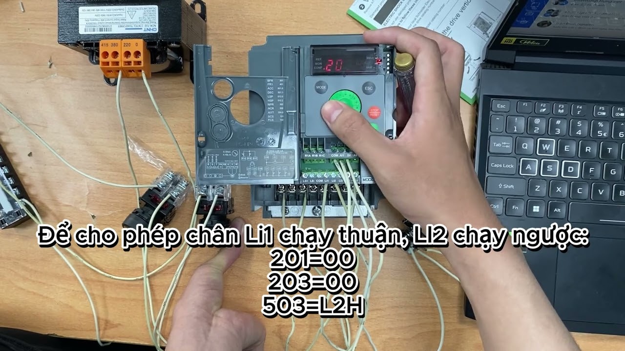 INTERNSHIP_ CÀI ĐẶT BIẾN TẦN SCHNEIDER ATV310 & HƯỚNG DẪN ĐẤU NỐI DÂY