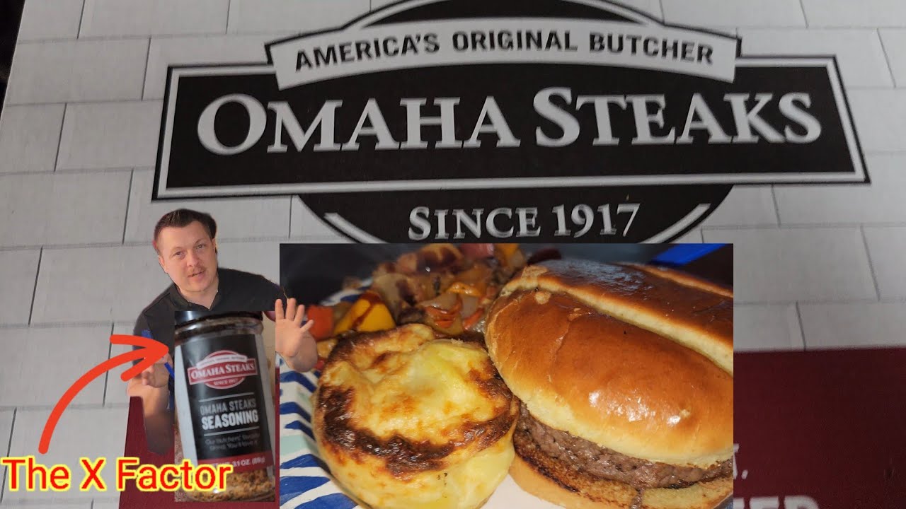 Omaha steaks Pure Beef Tenderloin Burger and Scallop potato review