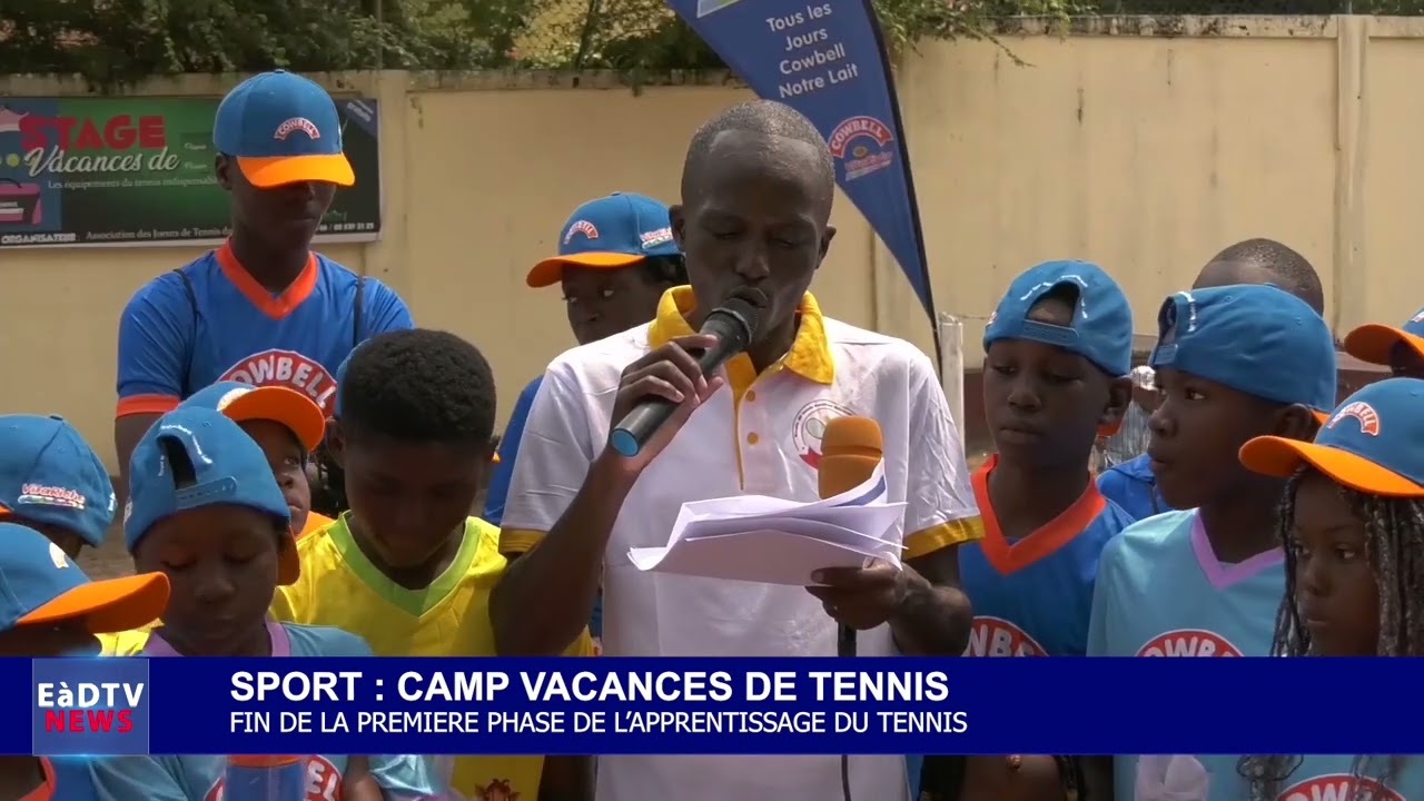 ASSOCIATION DES JOUEURS DE TENNIS DU CONGO CLOTURE DU CAMP VACANCES DE TENNIS 2023