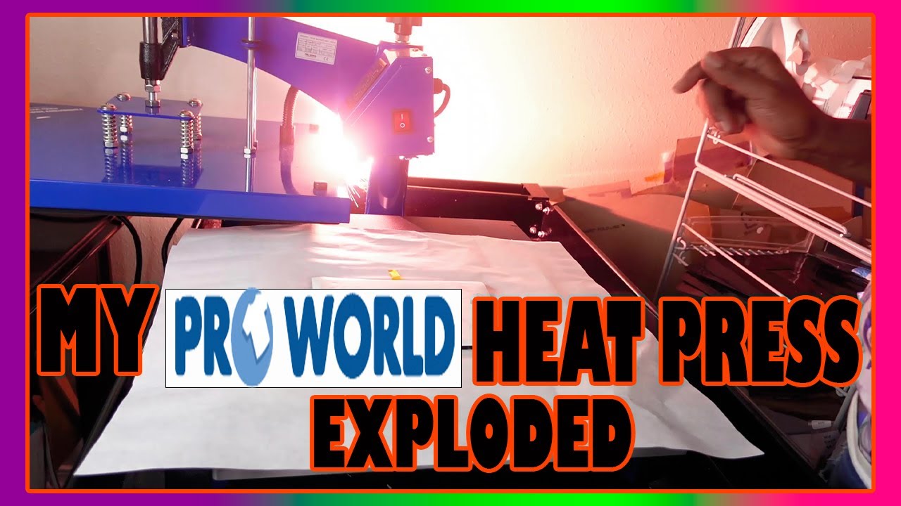 Heat Press Plug Catches Fire! What Went Wrong?