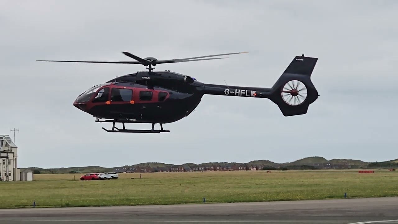 Flying visitor at Blackpool airport the other day.