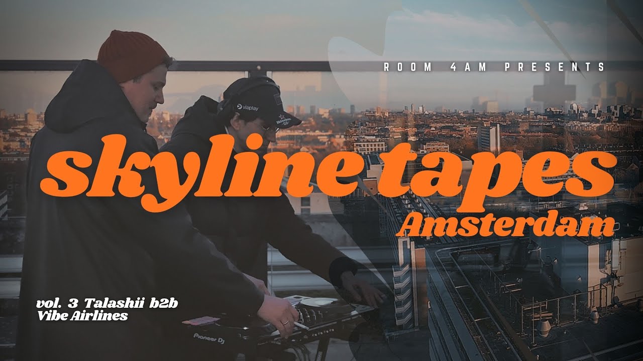 Energetic Sunset DJ Set on an Amsterdam Rooftop | Skyline Tapes vol.3: Talashii b2b Vibe Airlines