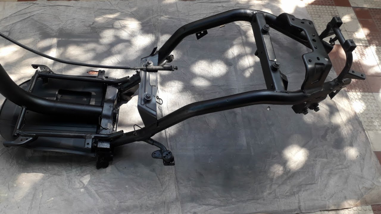 Complete restoration video of a TVS  Jupiter Scooter.