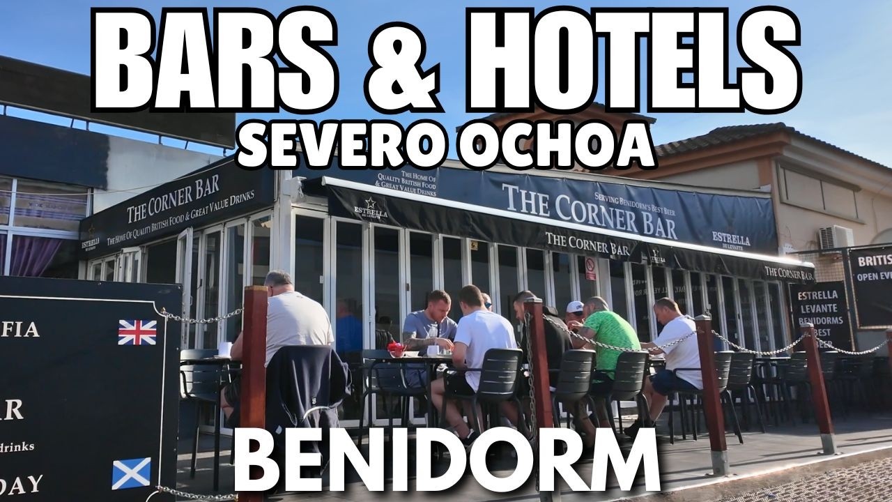 Benidorm's Popular Bars in Av. Severo Ochoa! 🍺 The Corner Bar, Tropical, Rock & Roll House