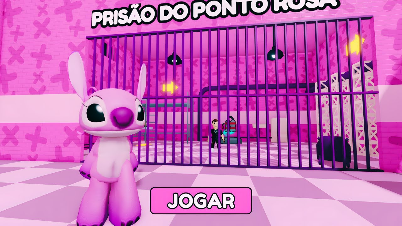ESCAPEI DA PRIS&Atilde;O DA STITCH BARRY'S PRISON RUN OBBY ROBLOX