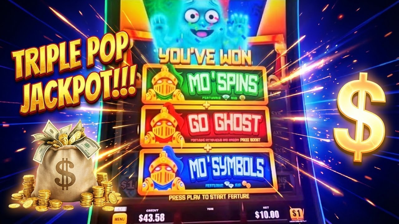 WOW, Spooky Link TRIPLE POP JACKPOT! 